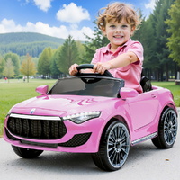 Rigo Kids Electric Ride On Car Toys Cars Headlight Music Remote Control 12V Pink