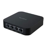 Yealink RCH40 E2 4-Port PoE Switch, Used For Connecting Yealink Meeting Room Cameras, Microphones & Speakers