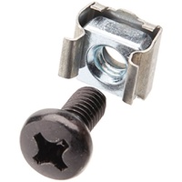 Linkbasic M6 Cagenut Screws and Fasteners For Network Cabinet Single Unit Only