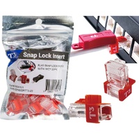 Rj45 Snap Lock Insert With 1Key 20 Pk 