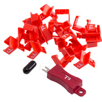 T3 Innovation 20pk RJ45 Snap Lock with 1Key 