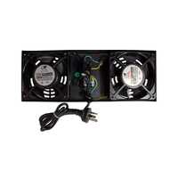 Hypertec RFM2-WMSF-S Double Fan 350x135x40 Rack Module Improve Ventilation Black