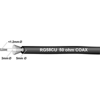 BNC Crimp RG58  Male Plug 1.2mm pins
