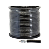 DOSS 75 Ohm Coax Cable Quad Shield RG6 100m Roll for Digital TV 