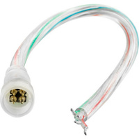 Waterproof RGB15P 4Pin Connector Plug Lead to connect the RGB light.