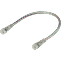 Waterproof Connector RGB15PP 4 Pin Push In Plug to 4 Pin Push in Plug Wire 15cm