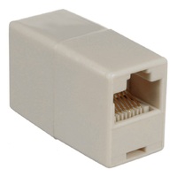 8Ware RJ45 Inline Coupler Suitable for CAT5e-CAT6 Ethernet Cables Adapter White