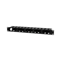 19" Rack Mount Cable Minder 1RU Ducting Type
