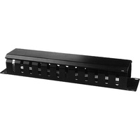 Rack Mount 19inch 2RU Horizontal Cable Minder Management Panel