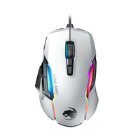 ROCCAT  Wired Optical Mouse Kone AIMO Rem White 16000 DPI Multi Platform