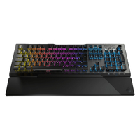 ROCCAT Mechanical Wired Keyboard Vulcan120 AIMO Silver RGBLighting Audio Control