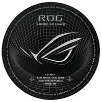 ASUS ROG Cosmic Mat II, floor mat, black, 87% rubber, 13% polyester, 117 cm length