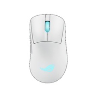 ASUS ROG Keris II Origin Gaming Mouse Moonlight White, ROG Micro Switch II, USB/Bluetooth/RF 2.4GHz, 8000 Hz, AURA Sync, 2 m paracord