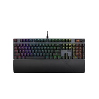 ASUS ROG Strix Scope II X Snow Gaming Keyboard Hot-swappable ROG NX Mechanical Switches V2, Sound-dampening foam PBT doubleshot keycaps or UV-coated