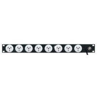Prolink 8x 10A GPO Outlet PD- 1RU Space Saver Built-In Thermal Circuit Breaker