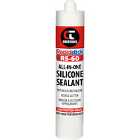 CHEMTOOLS Rapid Stick RS-60 All in One Silicone Sealant 300ml White