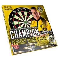 Harrows Chizzy Champion Family 2 In 1 Dart Game Board Ideal for Home Play