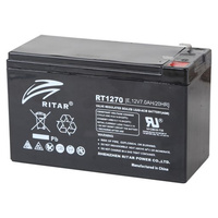 Ritar RT 12V 7A SLA General Purpose Battery 7.0Ah Capacity For UPS or EP