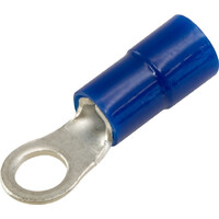 CABAC RT2-4 Pre Insulated Ring Terminals 4mm Stud 100Pack Blue 