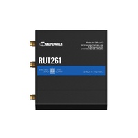 Teltonika RUT261 Industrial Cellular Cat 6 Router, Instant LTE Failover, Compact and Powerful Industrial 4G LTE Router/Firewall, PSU included