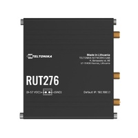 Teltonika RUT276 Compact Redcap 5G Router, Built-in RS232/RS485,2 x SIM Slots, 2 x RJ45 ports, 10/100 Mbps, PSU Excluded