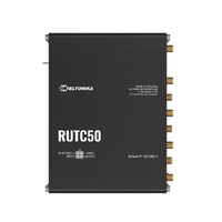 Teltonika RUTC50 5G Ultra-high Cellular, Dual-Band Wi-Fi 6 with Multi-User MIMO, Dual SIM, Ultra-high cellular speeds of up to 3.4 Gbps, PSU included