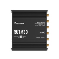 Teltonika RUTM30 Compact 5G Router, 5G dual SIM cellular, 5 Gigabit Ethernet ports, Dual-Band Wi-Fi, Backward Compatible with 4G, PSU included