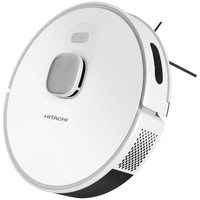 Hitachi Robot Vacuum Cleaner Wi-Fi App Zone Cleaning RV-X20PWHSI White & Silver