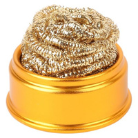 Soldering Tip with Cleaning Ball Brass Sponge Keep Dry and Prevent Oxidation