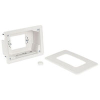Amdex 1 Clipsal Style Mech Twist Clamp Design Cable Connector Recessed Wallplate