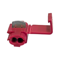 Self Stripping Wire Connector End On End Joiner Red