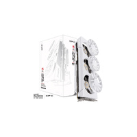 XFX Mercury AMD Radeon RX 9070XT OC White Magnetic Air Edition with RGB 16GB GDDR6 HDMI 3xDP, AMD RDNA™ 4 (RX-97TMARGW9)