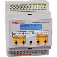 Redback Temperature Controlled DIN Rail Switch