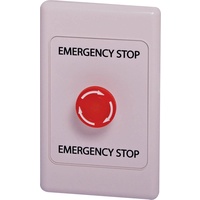 Dynalink Wallplate Fitted With Push/Twist Emergency Stop Switch