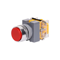 S0827 Round Red Momentary Heavy Duty Switch