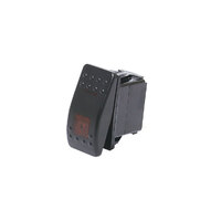 SPST Red Illuminated IP66 Marine 12V/24V Rocker Switch