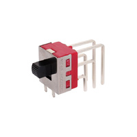 S2072 DPDT 90 Degee PCB Mount Vertical Miniature Slide Switch