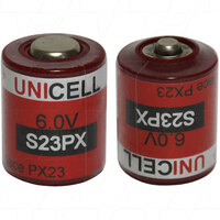 Unicell S23PX-BP1 Silver Oxide Battery 6V 100mAh Rp 23PX 4NR42 EPX23 RPX23 V23PX