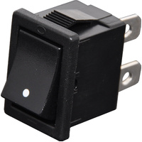 ROHS SPST 16A Mini Rocker Switch High Current Rating Compact Design