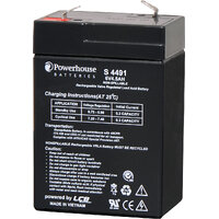 Powerhouse 6V 4.5Ah Sealed Lead Acid (SLA) Battery 4.8mm/F1