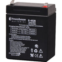 Powerhouse 12V 2.9Ah Sealed Lead Acid (SLA) Battery 4.8mm-F1