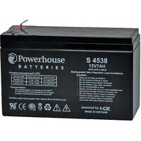 Powerhouse 12V 7Ah Sealed Lead Acid (SLA) Battery 4.8mm/F1