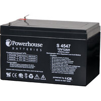 Powerhouse 12V 12Ah Sealed Lead Acid (SLA) Battery 4.8mm/F1