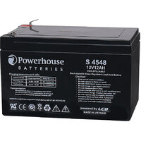Powerhouse 12V 12Ah Sealed Lead Acid (SLA) Battery 6.3mm/F2