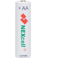 NexCell AA Long Life Lithium Battery 2pk