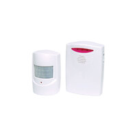 Wireless PIR Chime Alert IP44 System 3 x AAA batteries