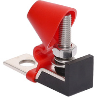 Single Stud MRBF Fuse Holder M8 Battery Terminal Mount with Cover 500A 58V DC