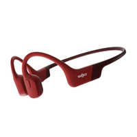 Shokz OpenRun  Bone Waterproof Conduction Headphones Red