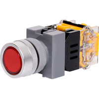 Round Red Alternate Heavy Duty Switch 500V 10A Neon Indicator SA0827