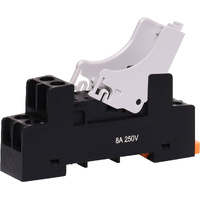 DPDT 8A DIN Rail Mount Relay Cradle Base SA4191B